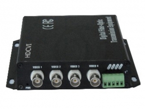 Optyczny wideo konwerter - nadajnik światłowodowy HDCVI 4 kanały wideo - RF-HDCVI-4V