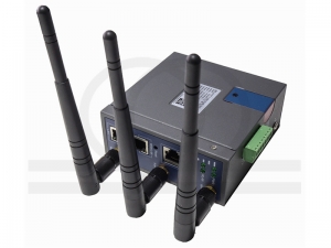 Przemysłowy pięciozakresowy router IP dual SIM 4G/LTE+RS232+I/O - RF-R21L-4G-LTE-DUALSIM-RS232-I/O