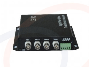 Optyczny wideo konwerter - nadajnik światłowodowy AHD 4 kanały wideo - RF-VCh20s-AHD-4V-T/RF