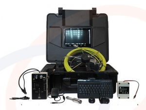 Zestaw kamera inspekcyjna do kominów, mikrokanalizacji, kanalizacji teletechnicznych - RF-ZKM-109NDLCK