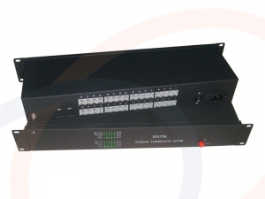Konwerter 32 analogowych linii telefonicznych na światłowód, linia Economic - RF-FIBER-POTS-32FXS/FXO-SM-ECONOMIC7