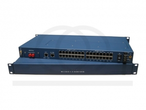Konwerter multiplekser 30 analogowych linii telefonicznych na światłowód RF-TES-POTS-30FXS/FXO-ECONO