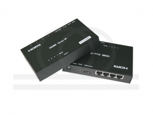 Konwerter sygnału HDMI na sieć LAN z 4 portami LAN - RF-HDMI-UTP-FOXEX23LAN
