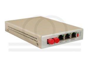 Konwerter multiplekser światłowodowy 2 analogowych linii telefonicznych i 2 kanałów Ethernet