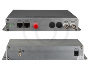 Światłowodowy konwerter HD-SDI RF-4V-1D-3G-SDI-24VDC-T/R