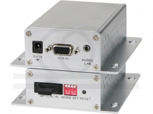 Światłowodowy konwerter sygnału VGA RF-VGA-11EXT-SM-T/R