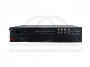 Konwerter multiplekser 4-32 analogowych linii telefonicznych na światłowód RF-TES-POTS-32FXS/FXO-4ETH-2DATA-4E1