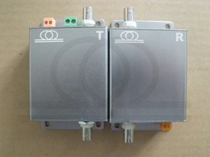 Multiplekser transmisji 1 kanału wideo i danych RS485 po kablu koncentrycznym - RF-CCTV-1V1D-80