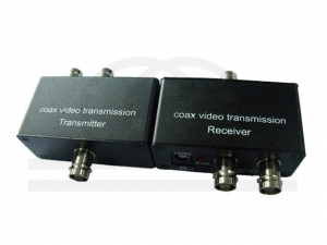 Zestaw do transmisji 2 kanałów wideo przez jeden kabel koncentryczny, mini rozmiar - RF-CCTV-2V-MINI