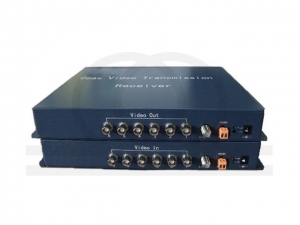 Zestaw do transmisji 6 kanałów wideo oraz danych RS485 przez jeden kabel koncentryczny RF-CCTV-6V1D