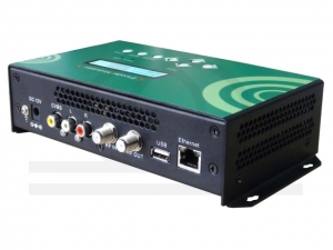 Enkoder modulator audio video CVBS na DVB-C/T+USB, zarządzalne WEB - RF-ENCO-H5835A-USB-CVBS-WEB