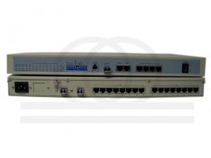 Konwerter multiplekser światłowodowy SFP 16 linii E1, 4 kanałów Gigabit Ethernet + 1 x SFP