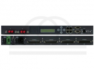 Konwerter multiplekser światłowodowy modułowy sygnałów E1, V.35, FXO/FXS, RS232, RS485/422, Ethernet