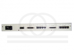 Konwerter sygnałów E1 na Ethernet z portem optycznym, 8x E1, 1x ETH, 1xOpt - RF-KNV-8E1-1ETH-1FO-WN
