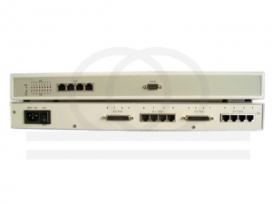 Konwerter sygnałów E1 na Ethernet, 8x E1, 4x ETH - RF-KNV-8E1-4ETH-WN