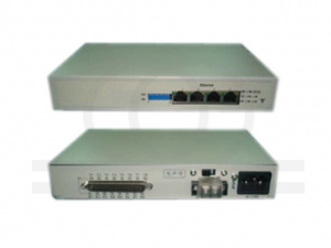 Konwerter sygnałów E1 na Ethernet, 8x E1, 4x ETH z obsługą GFP - RF-KNV-8E1-4ETH-GFP-WN