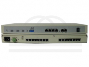 Konwerter sygnałów E1 na Eth, most Ethernet przez E1 16x E1 4x ETH zarządzalny GUI NMS GFP/VCAT/LCAS