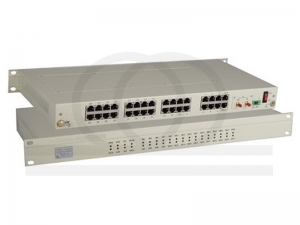 Konwerter multiplekser 30 analogowych linii telefonicznych FXS/FXO, V.35, RS232, E&M, Ethernet na E1