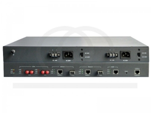 Konwerter sygnałów E1 na Gigabit Ethernet, 63x E1, GE z obsługą GFP/HDLC - RF-KNV-63E1-GE-GFP-GC