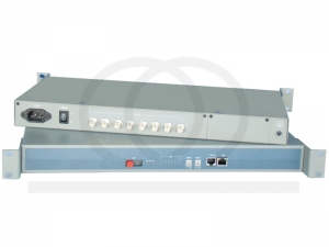 Światłowodowy konwerter HD-SDI zarządzalny - RF-8V-1D-HD-SDI-12VDC-T/R
