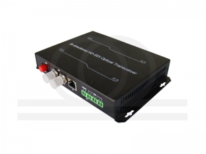 Światłowodowy konwerter 1 kanału sygnału HD-SDI dwukierunkowy RF-1V-BiDi-1D-1ETH-HD-SDI-12VDC-T/R