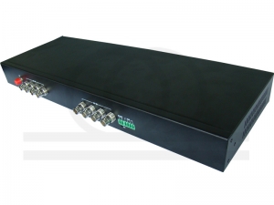 Światłowodowy konwerter 8 kanałów HD-SDI - RF-8V-1D-HD-SDI-12VDC-T/R