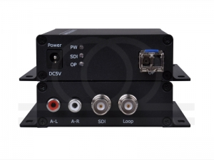 Światłowodowy konwerter 1 kanału cyfrowego sygnału HD-SDI - RF-1V-HD-SDI-103-T/R-KW
