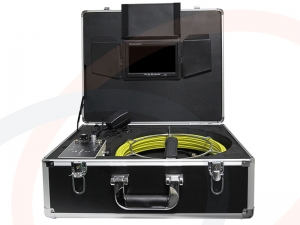 Zestaw kamera inspekcyjna do kominów, mikrokanalizacji, kanalizacji teletechnicznych - RF-ZKM-107D