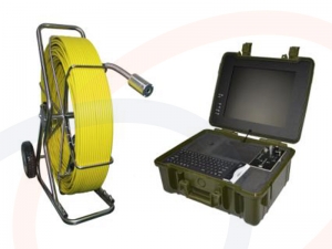 Zestaw kamera inspekcyjna do kominów, mikrokanalizacji, kanalizacji teletechnicznych - RF-ZKM-1215DSLKC