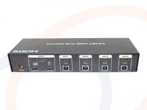 Przełącznik switch KVM USB HDMI 4 portowy - RF-KVM-HDMI-USB-401