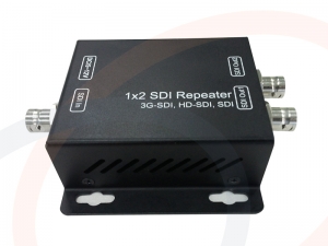 Splitter repeater sygnału SDI 1 wejście, 2 wyjścia, ekstender dystansu SDI - RF-EXT-SDI-1in-2out