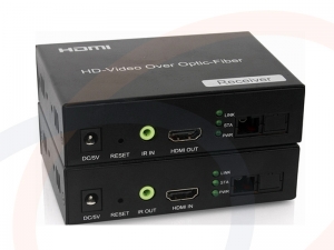 Światłowodowy konwerter sygnału HDMI - RF-HDMI-200TD-PNW-T/R