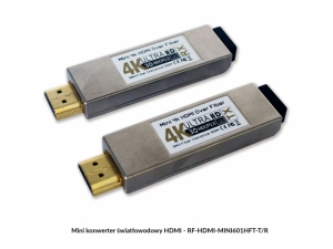 mini konwerter światłowodowy HDMI 4k 1080p
