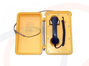 Aparat telefoniczny bez klawiatury, automatyczne dzwonienie, wodoszczelny na autostrady tunele metro - RF-TEL-30-KNT