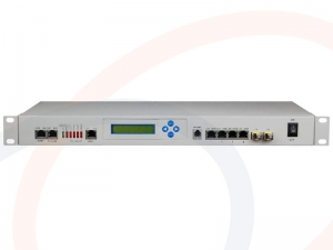 Konwerter multiplekser światłowodowy modułowy sygnałów E1 V.35 FXO/FXS RS232 RS485/422 Gigabit Eth - RF-E1/V.35/FXO/FXS/RS232/RS422/RS485-GE-VC