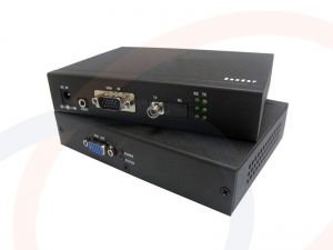 Światłowodowy konwerter sygnału VGA + audio - RF-VGA-190-KW-T/R