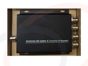 Splitter repeater sygnału SDI 1 wejście, 4 wyjścia, ekstender dystansu SDI - RF-EXT-SDI-1in-4out-KW