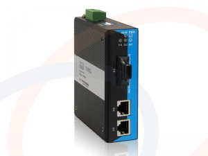 Media konwerter 1000 Mb/s RF-DIN, SM, 2x RJ45 10/100/1000M Gigabit Ethernet, IMC-102 MOXA - RF-IMC-102-1000M-12VDC-IP40-DIN