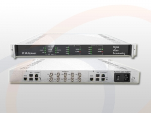 Multiplekser IP do 256 wejść IP, wyjście multipleksowane lub 256 IP, broadcasting video - RF-MX-IP-VIDEO-256-UVS