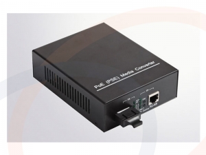 Media konwerter z zasilaniem PoE 15.4W lub 25W 10/100/1000M Gigabit Ethernet - RF-KM-1000M-POE-FRD