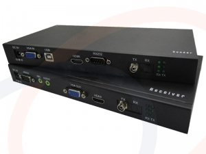 System przesyłania, transmisji optycznej, Optyczny extender HDMI, USB, RS232, stereo audio - RF-HDMI-USB-RS232-AUDIO-201-LGN-T/R