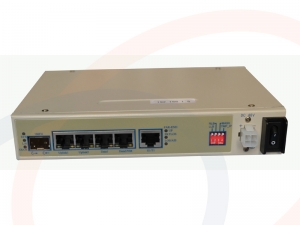 Konwerter 1 linii E1 na Ethernet, TDM over IP, E1 over IP z portem optycznym SFP - RF-KNV-1E1-1FO-TDMoIP-BDC