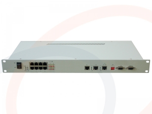 Konwerter 8 linii E1 na 100M Fast Ethernet, TDM over IP, E1 over IP - RF-KNV-8E1-TDMoIP-RC