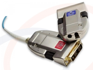 Mini konwerter światłowodowy DVI 2km przez światłowód jednomodowy - RF-DVI-MINI1200-ACT-T/R