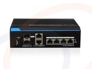 Switch przemysłowy 1000M Ethernet 4 porty RJ54, 2 porty combo 1000M RJ45/SFP - RF-SW-100M-7204GE