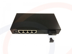Media konwerter multi-port, switch 10/100/1000M Gigabit Ethernet, Simplex - RF-KM-1G-01-04-WDM-SIMPLEX