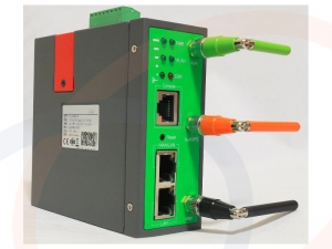 Przemysłowy pięciozakresowy router IP dual SIM 4G/LTE+RS232+I/O - RF-R2H1-4G-LTE-RS232-I/O-HMT