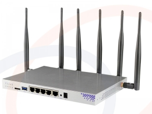 Przemysłowy pięciozakresowy router IP 4G/LTE OpenWRT z USB 3.0 oraz slotem kart SD - RF-R6292-4G-LTE-USB-ZLK