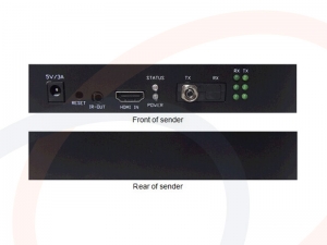 Optyczny extender sygnału HDMI, sygnału sterowania IRna dystans do 20km - RF-HDMI-H30-LGN-T/R