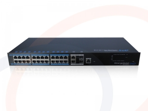 Switch optyczny Gigabit Ethernet zasilanie PoE zarządzalny 24 porty RJ45 FE,2 porty RJ45 1G, 2 porty - RF-SW24xRJ45-2x1Gb-2xSFP-7224E-POE-L2-UTP